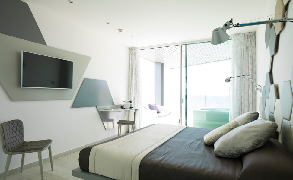 Junior Suite Superior Meerblick hexagon son moll sentits