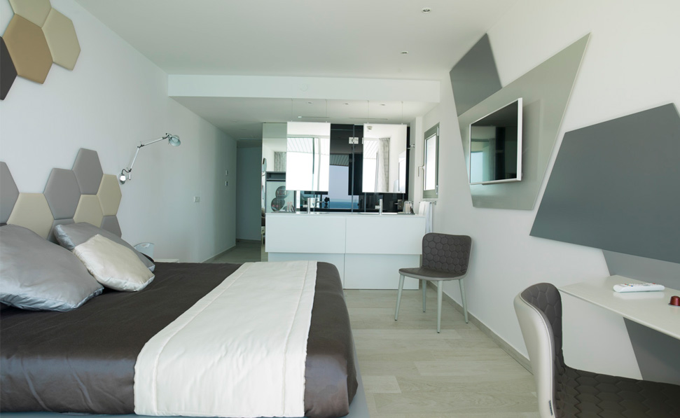 Junior Suite Superior Meerblick hexagon son moll sentits