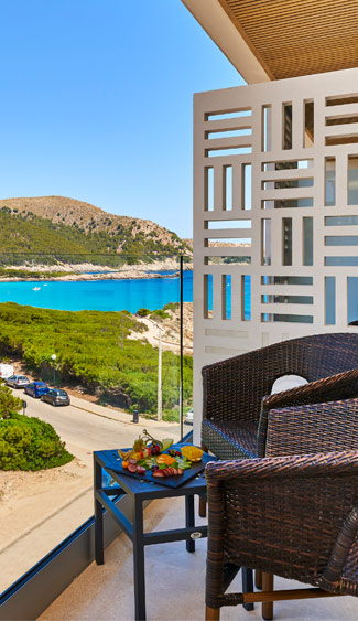 doble vista mar lateral hotel spa sentrador playa serrano hotels