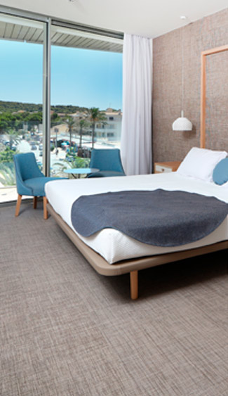 habitacion doble mar azul purestil hotel spa serrano hotels