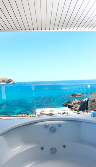 habitacion junior suite mar azul purestil hotel spa serrano hotels